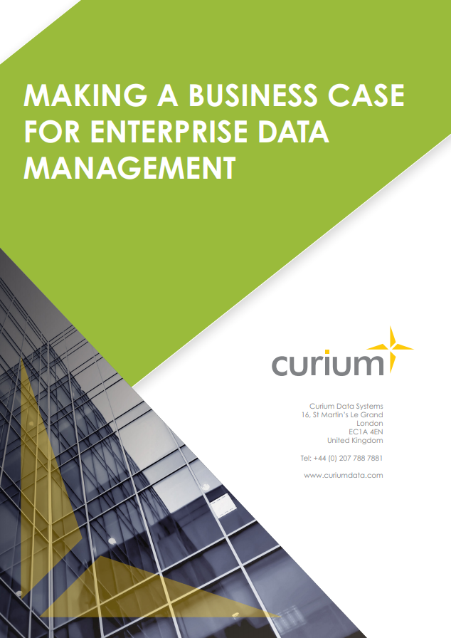 Making a business case for enterprise data management